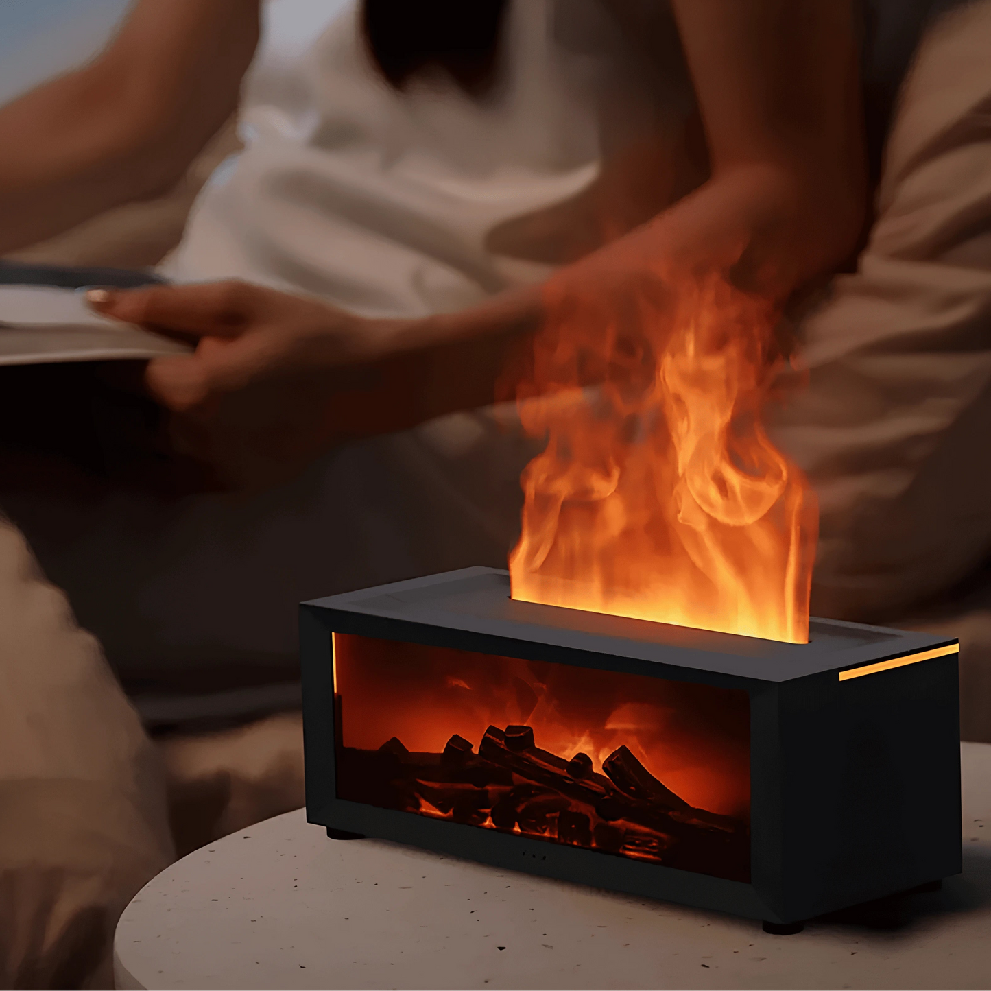 Şömine Efektli Ultrasonik Hava Nemlendirici