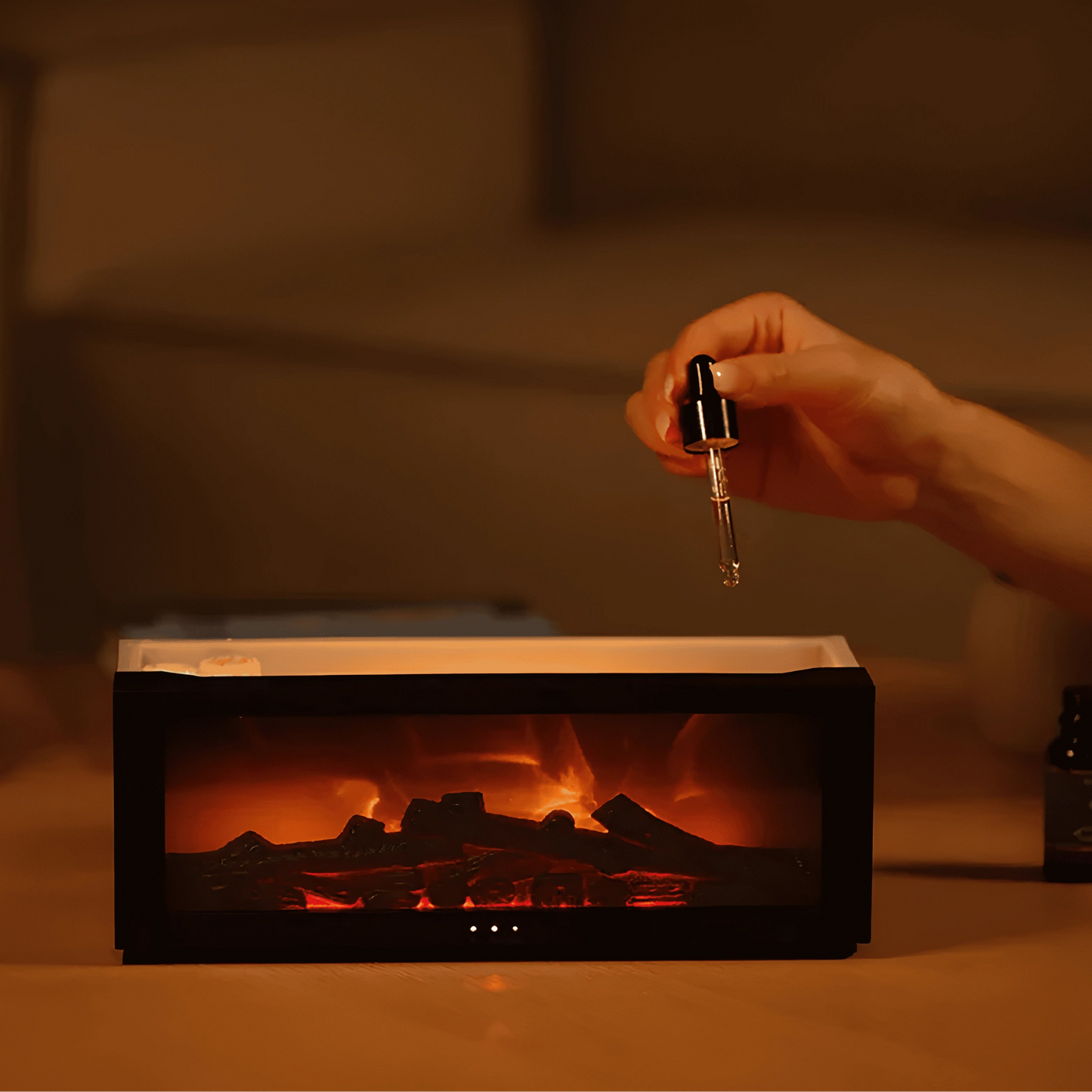 Şömine Efektli Ultrasonik Hava Nemlendirici