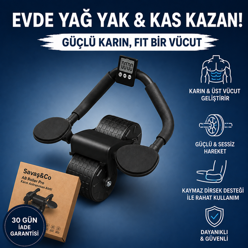 Savaş&Co™ Gelişmiş Karın Kası Ve Üst Vücut Geliştirme Ekipmanı