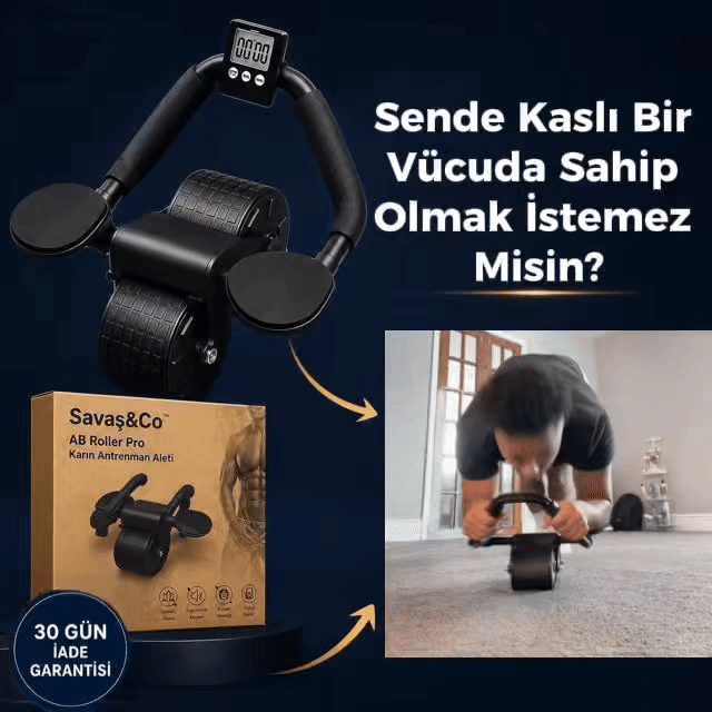 Savaş&Co™ Gelişmiş Karın Kası Ve Üst Vücut Geliştirme Ekipmanı